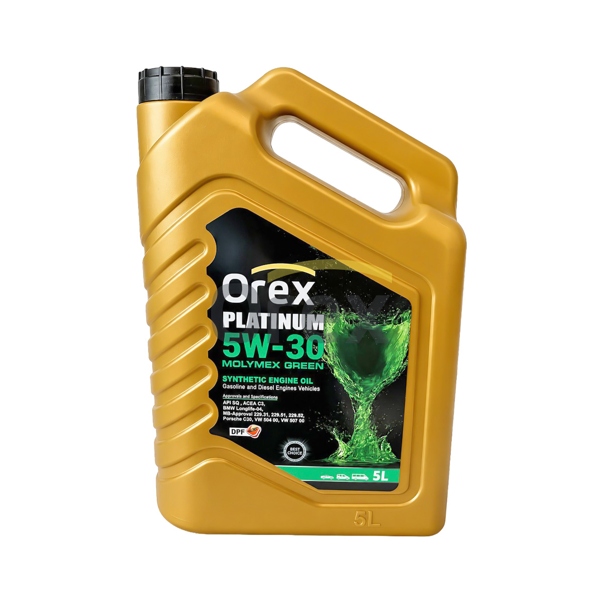 Platinum Engine Oil 5W-30 SQ/CF DPF MOLYMEX YEŞİL 5 Lt (Koli 4 Adet) GTİP:2710.1981.0000
