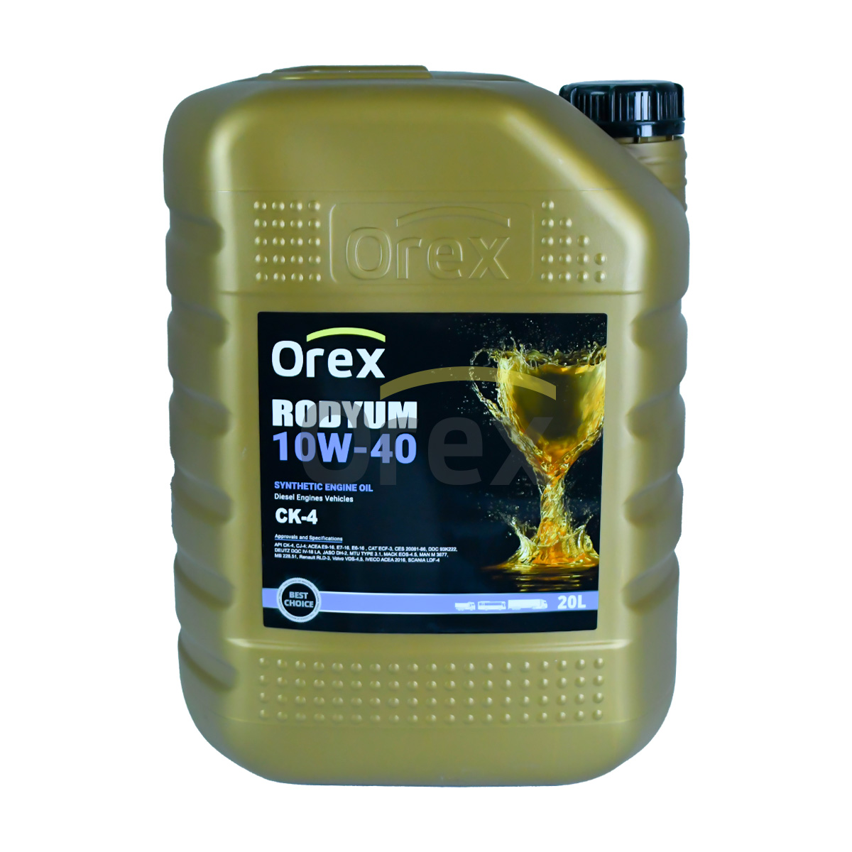 Rodyum Engine Oil 10W-40 DPF SENTETIK CK-4  / 20 Lt (Bidon) Gtip:2710.1981.0000