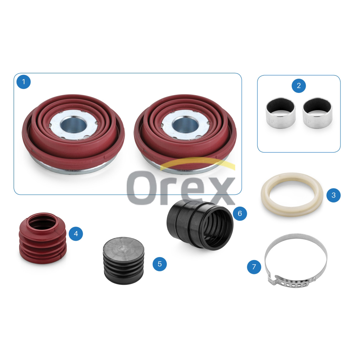 Kaliper Körük Ve Piston Tamir Takımı Knorr