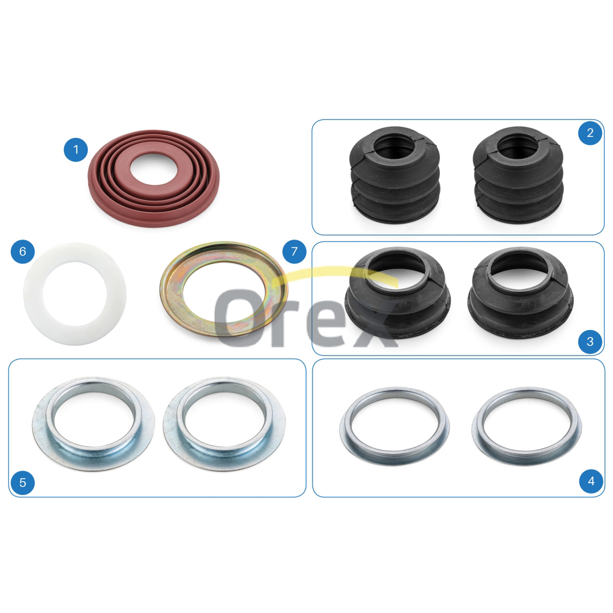 Kaliper Körük Ve Pul Takımı Iveco