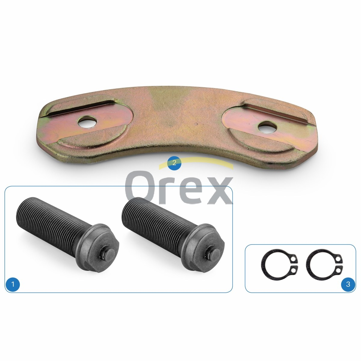 Kaliper Ayar Plakasi Ve Cıvata Seti Haldex