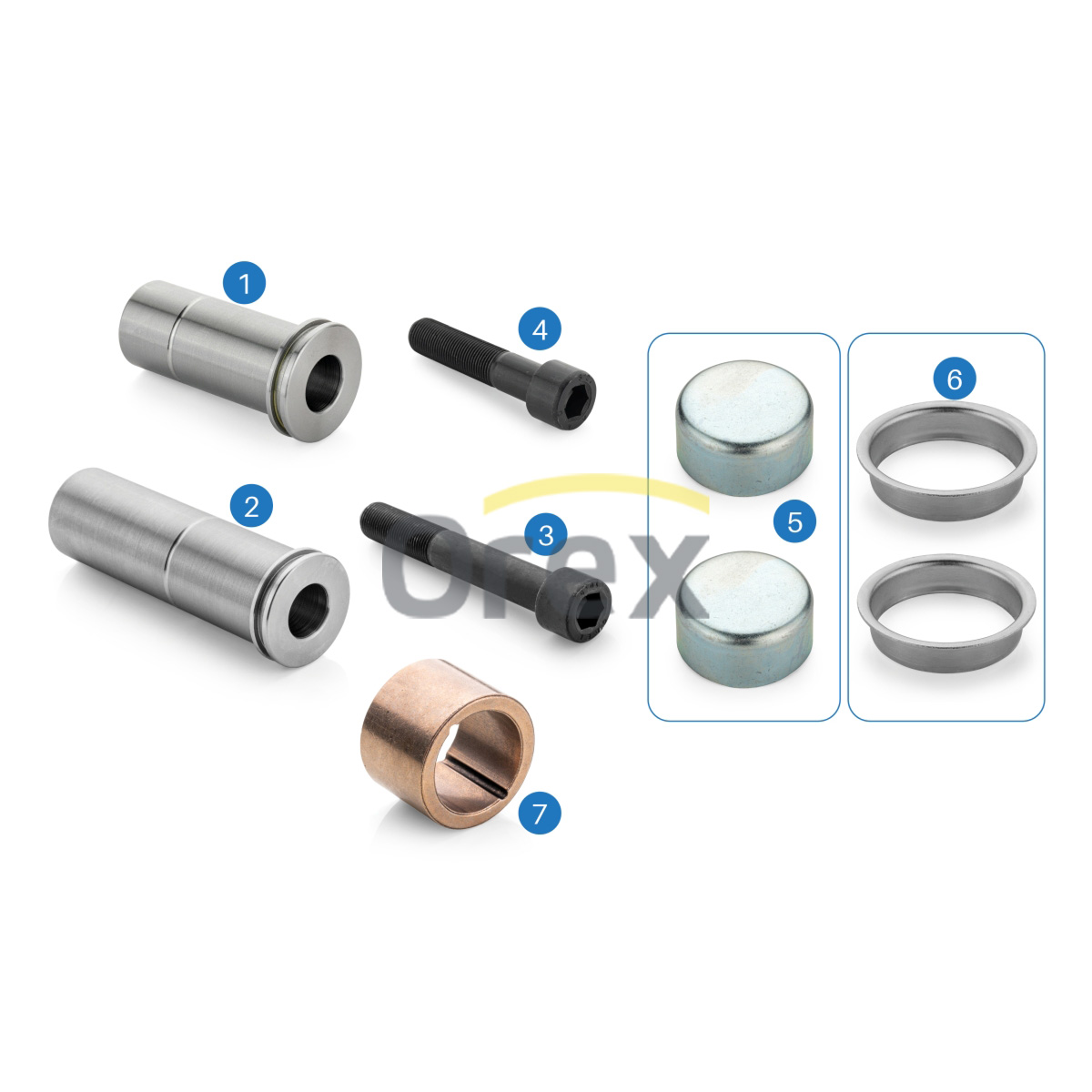 Kaliper Perno Ve Burç Tamir Takımı Meritor