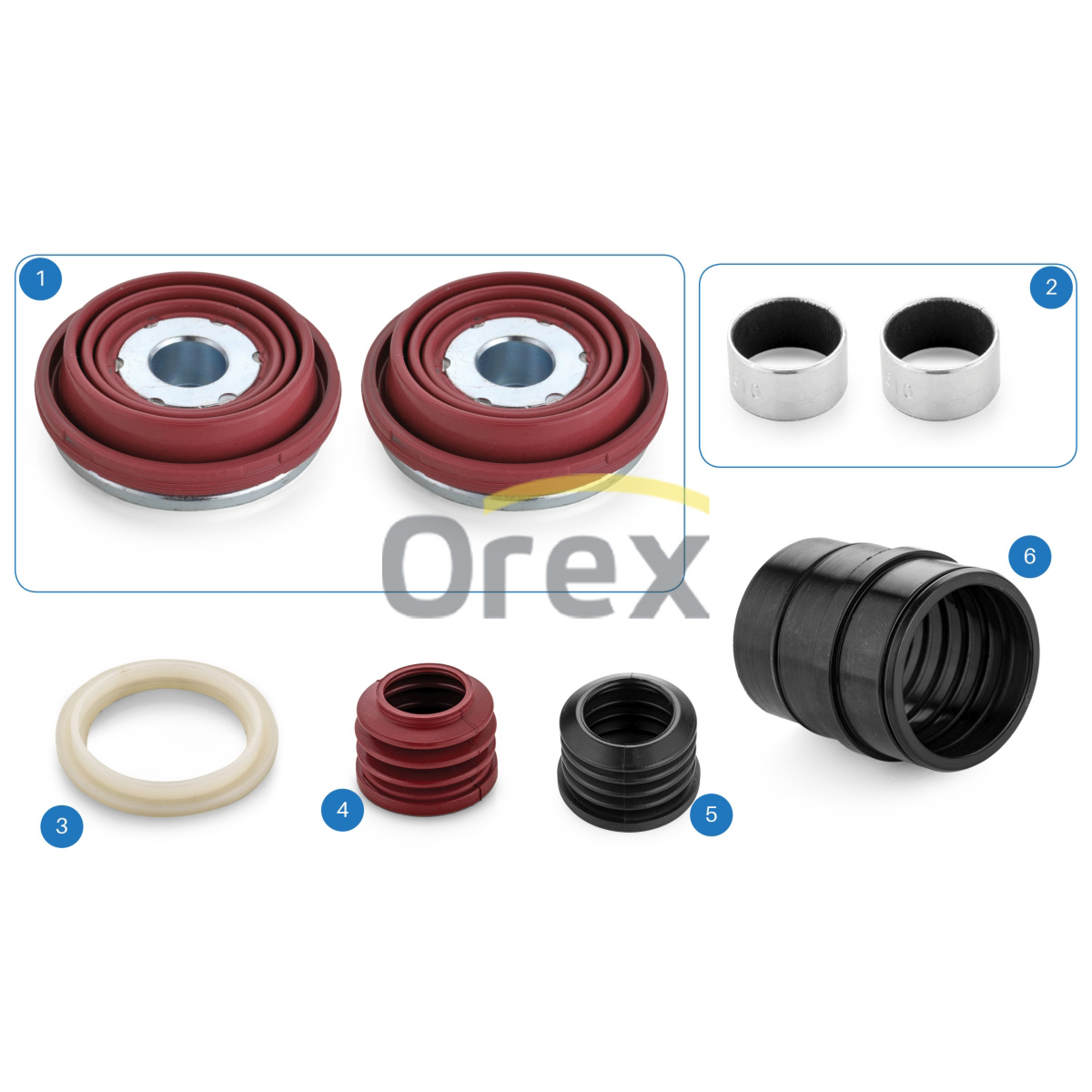 Kaliper Körük Ve Piston Tamir Takımı Iveco