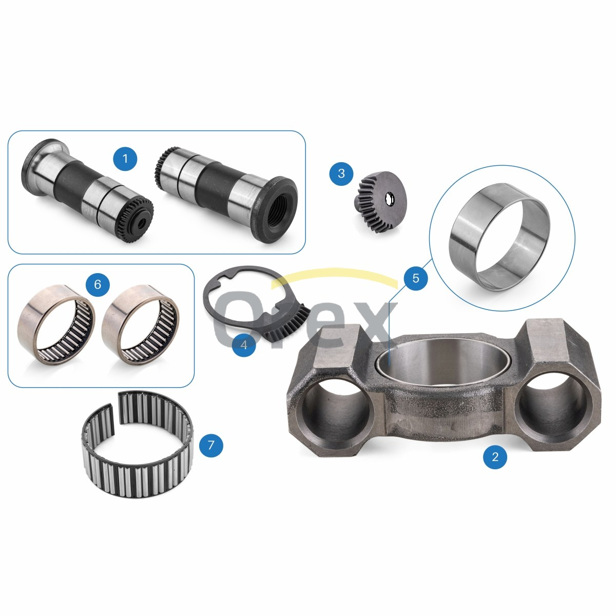 Kaliper Köprü & Tüpleri Tamir Takımı (Sağ) Meritor